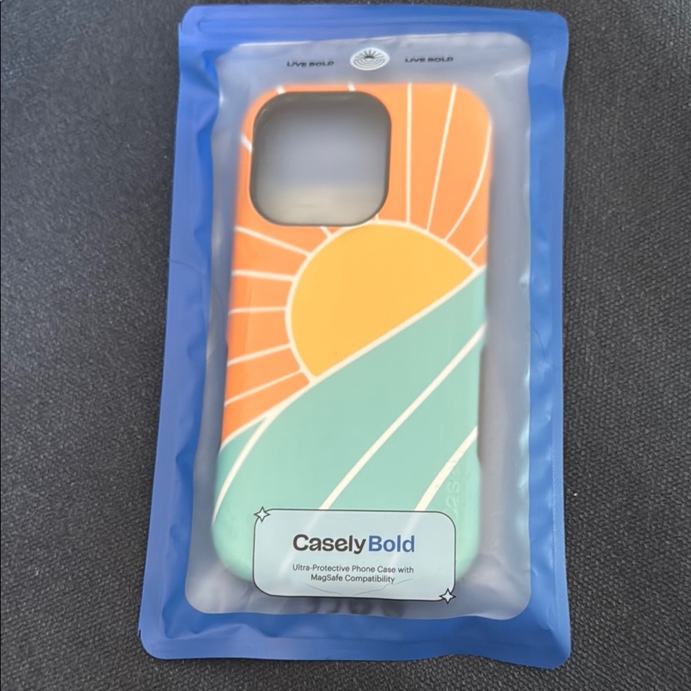 Casely iPhone 16 Pro Orange and Green Phone Case